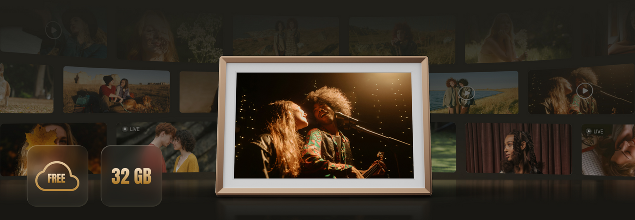 Smart Digital Picture Frame WiFi Enabled