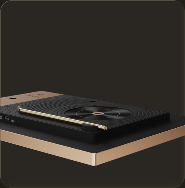 Retro-modern Gramophone-inspired Elegance