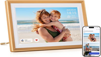 Arzopa D10 Champagne Gold Digital Photo Frame Review: The Best Gift Choice for 2025
