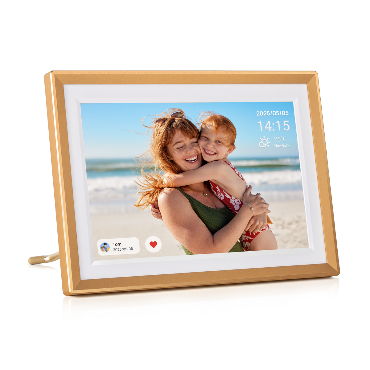 Arzopa D14 Champagne Gold | 14" Digital Photo Frame