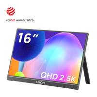 Arzopa Z1RC | 16" 2.5K Portable Monitor with 350nits 8bit Display