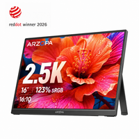 Arzopa Z1RC | 16" 2.5K Portable Monitor with 350nits 8bit Display